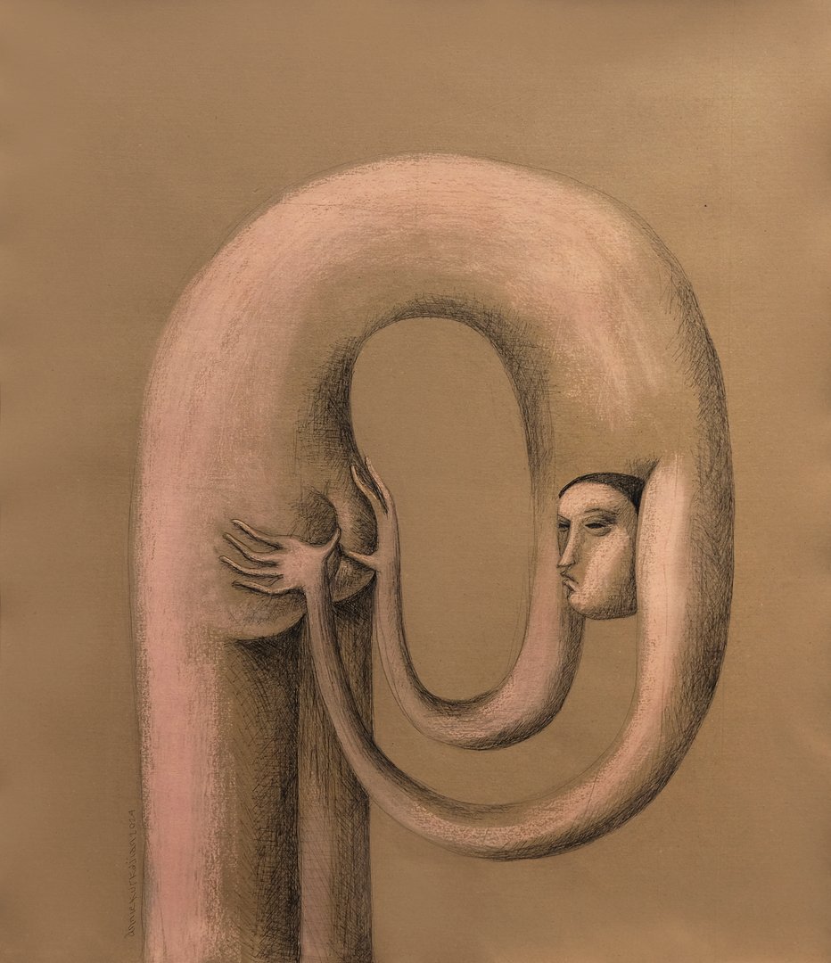 Annie Kurkdjian - Mixed media sur papier