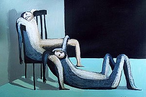 Annie Kurkdjian - Acrylique sur carton
