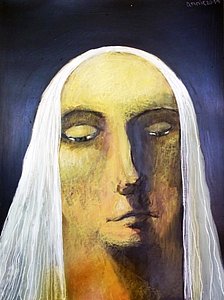 Annie Kurkdjian - Mixed media sur carton