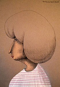 Annie Kurkdjian - Mixed media sur Papier