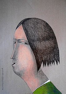 Annie Kurkdjian - Mixed media sur Papier