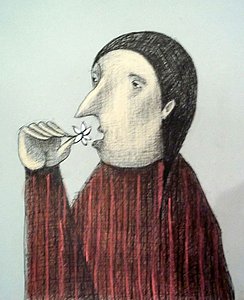 Annie Kurkdjian - Mixed media sur papier