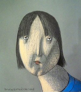 Annie Kurkdjian - Mixed media sur papier 