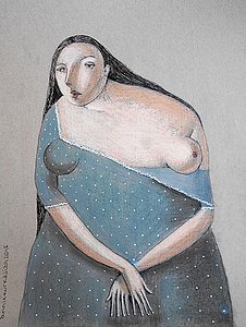 Annie Kurkdjian - Mixed media sur papier