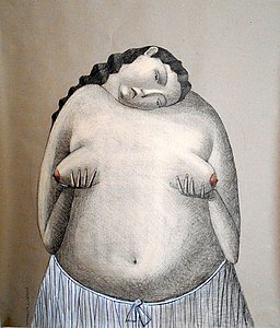 Annie Kurkdjian - Mixed media sur papier