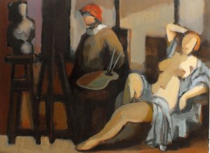 Annie Kurkdjian - Huile sur Toile
